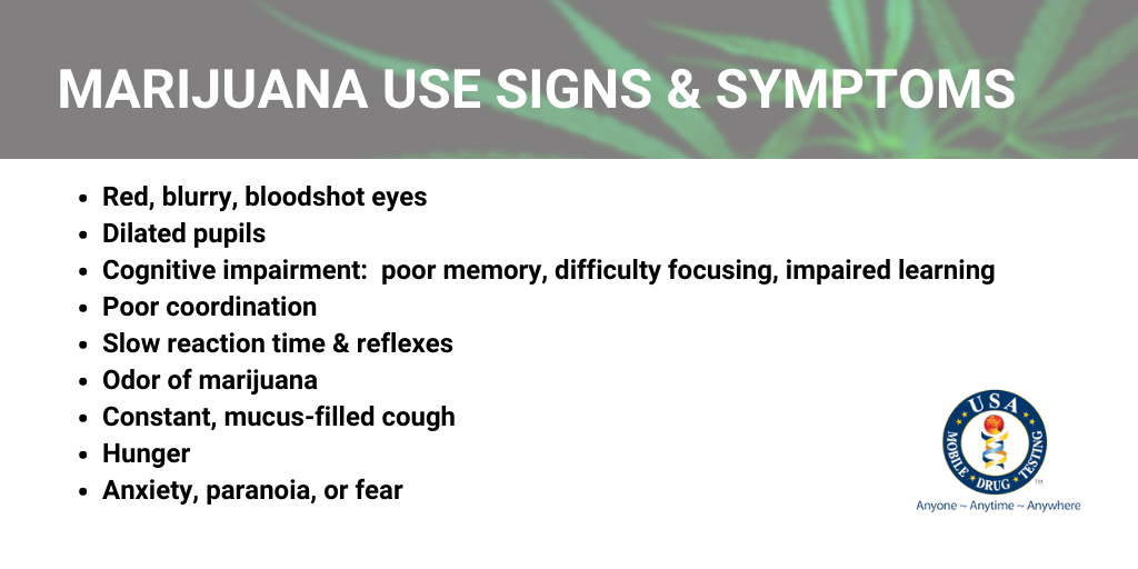 USA Mobile Drug Testing of Northeast Ohio teaches supervisors how to identify signs & symptoms of employees under the influence of drugs/alcohol.