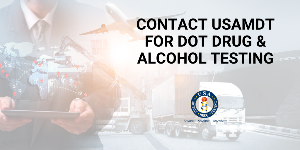 USA Mobile Drug Testing of Northeast Ohio DOT drug and alcohol tests for Department of Transportation